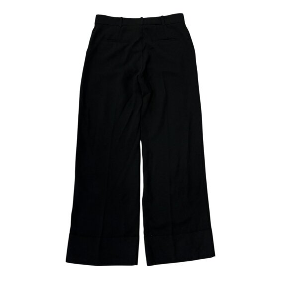 Mango Black Wide Leg Dress Trouser Pants Size 6 Careerwear Office Workwear - Picture 3 of 7